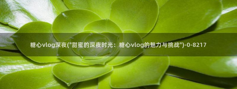 糖心官网免费进入vlog